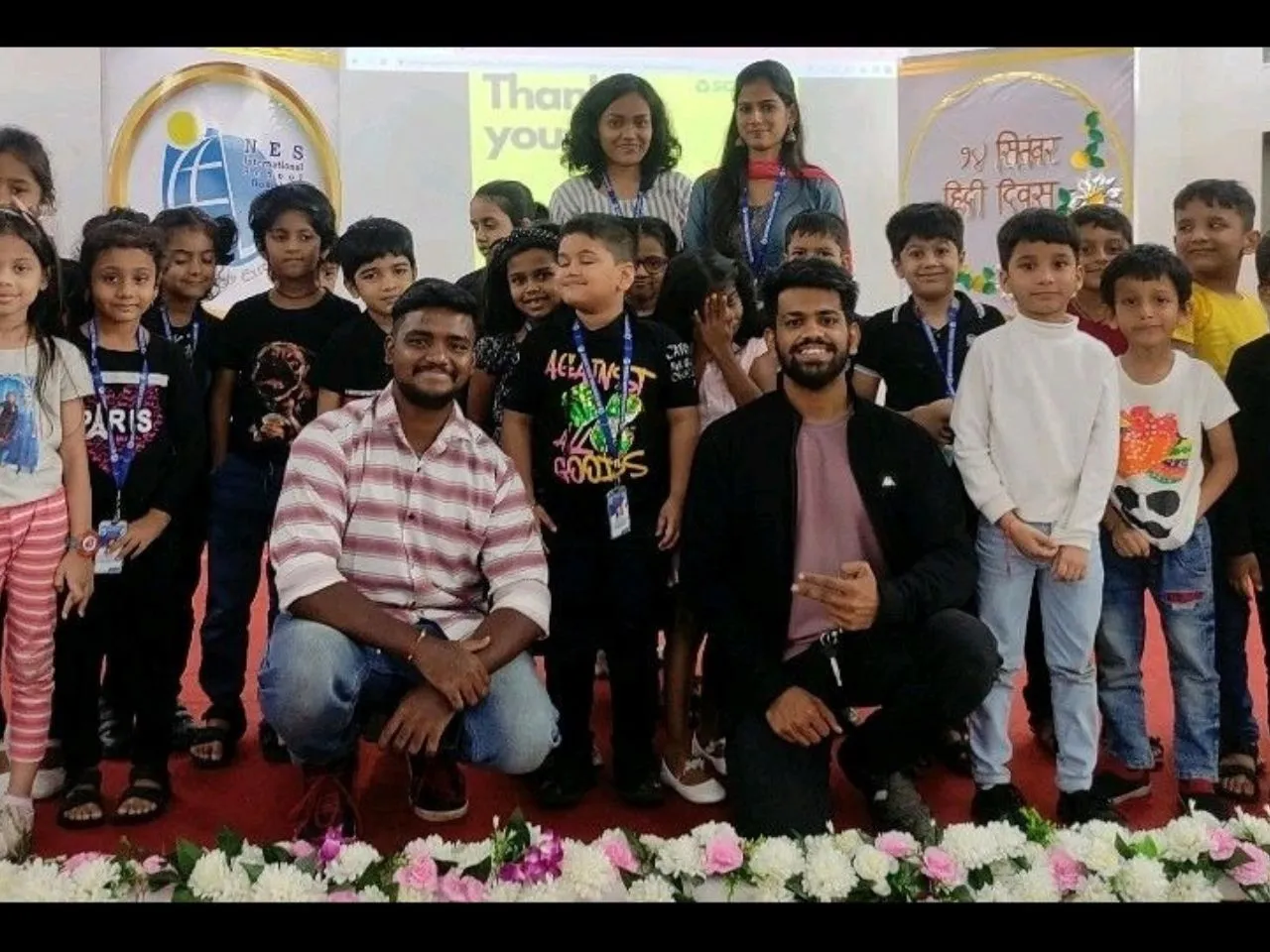 Scrapji Co-founders at a Community Event on Sustainability