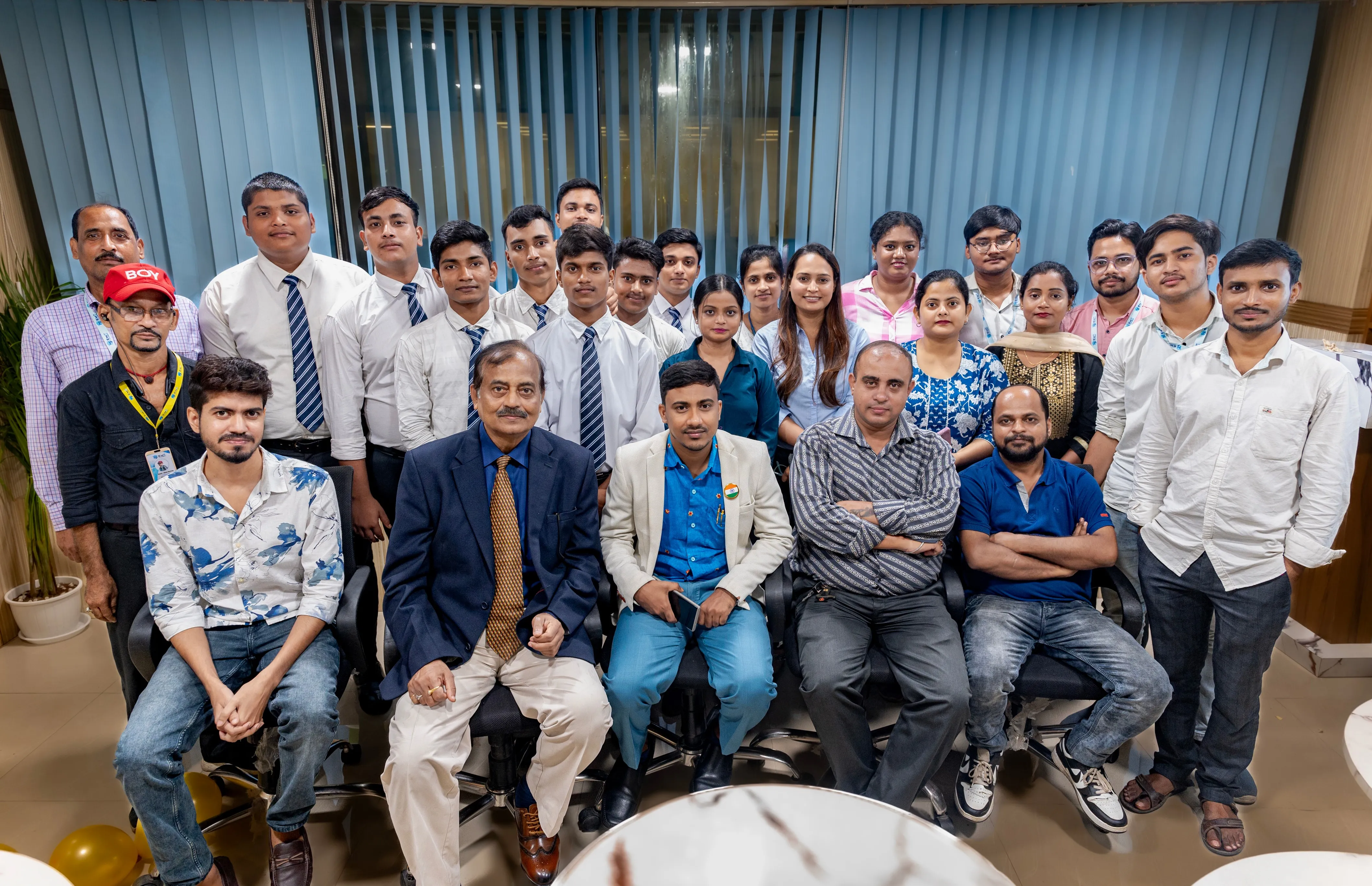 Kazi Mahasin Azim With EME Academy Faculty and Students