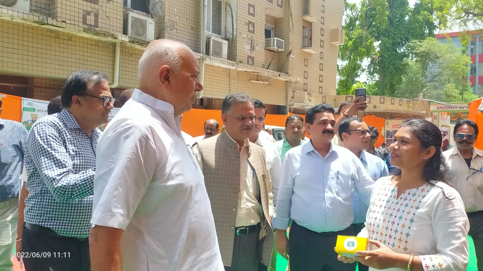 Dr Kamini Singh With Government Officials