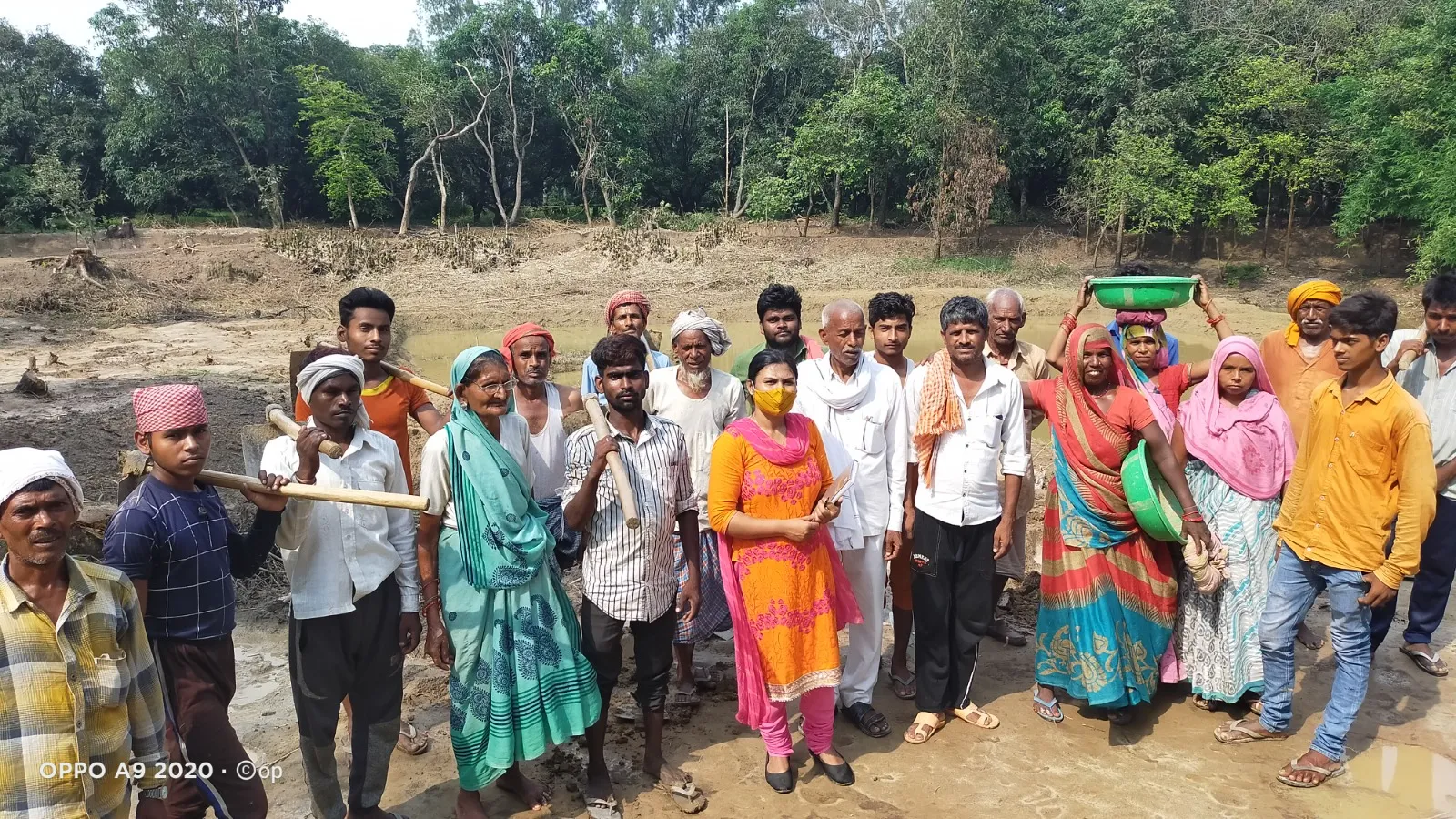 Dr Kamini Singh With Villagers