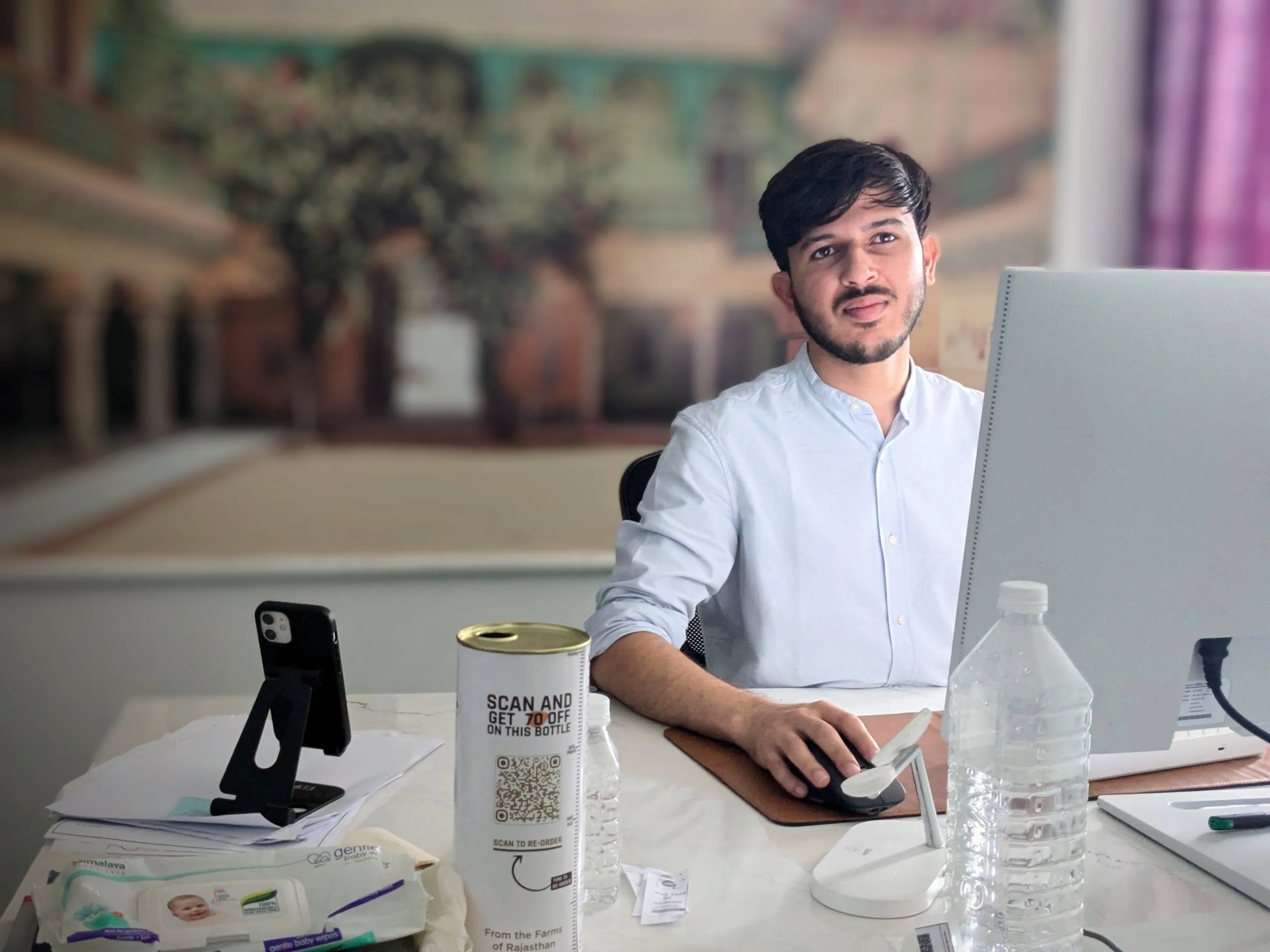 Kabir, co-founder of Vedika Organics