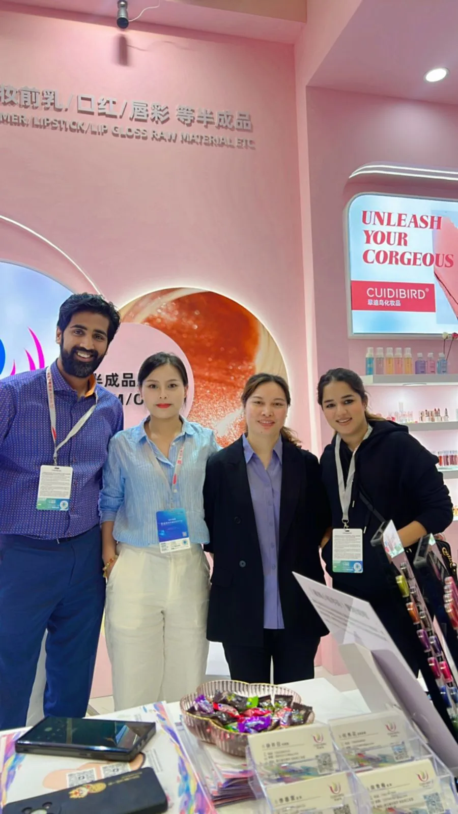 Océglow co-founders during a trip to South Korea