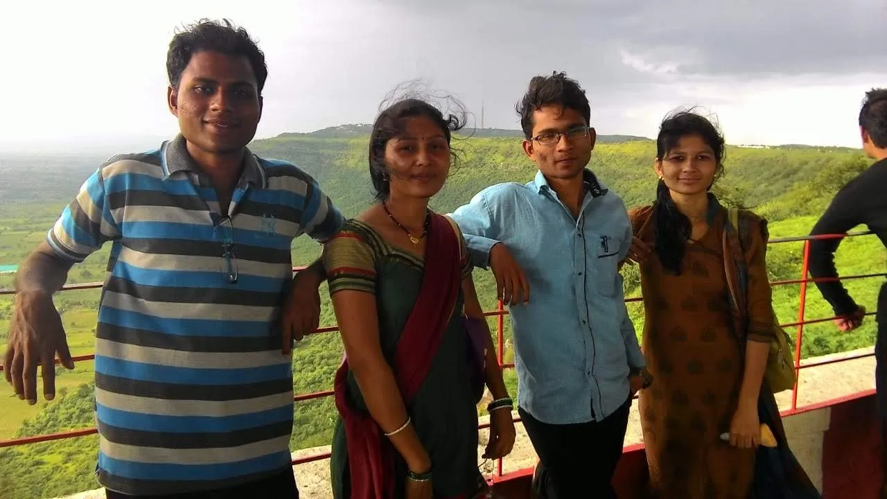 Vikram, Ajit, Madhuri, and Hema Chunarkar