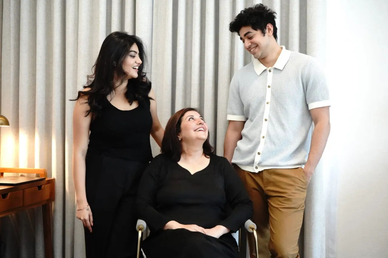 Akanksha Sharma with Mom, Monisha Sharma and brother Tanay Sharma