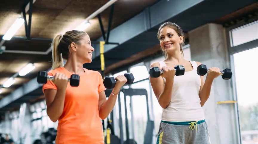 women doing workout