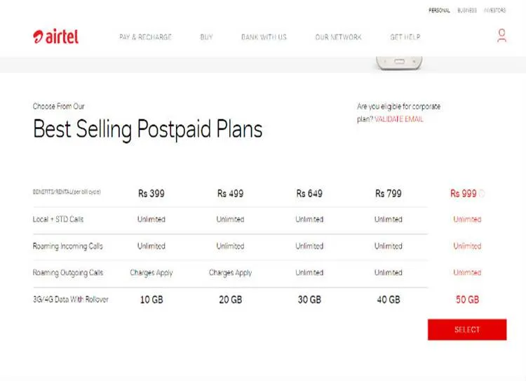 Airtel, offers 50GB data, unlimited calling, Airtel Rs.999 plan, Reliance jio, Reliance, Jiophone,