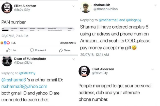 aadhaar Number Challenge, RS Sharma 