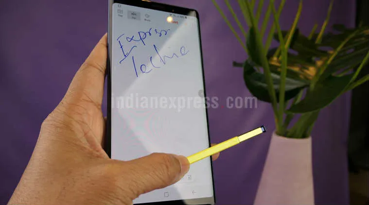 Samsaung Galaxy Note 9, Stylus of the Samsaung Galaxy Note 9