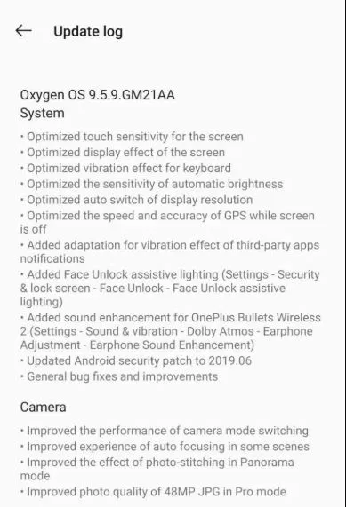 OnePlus 7 Pro Price, OnePlus 7 Pro OxygenOS 9.5.9 update