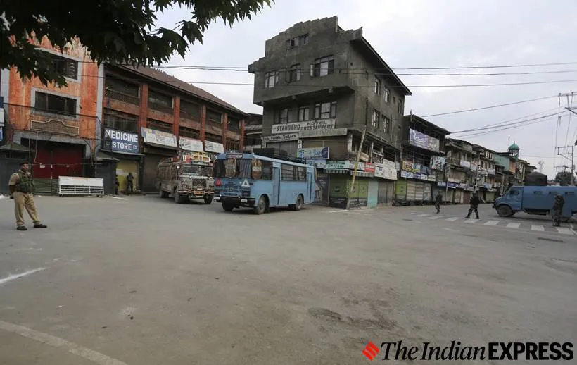 Kashmir lockdown Exclusive Express photos from Kashmir Valley 