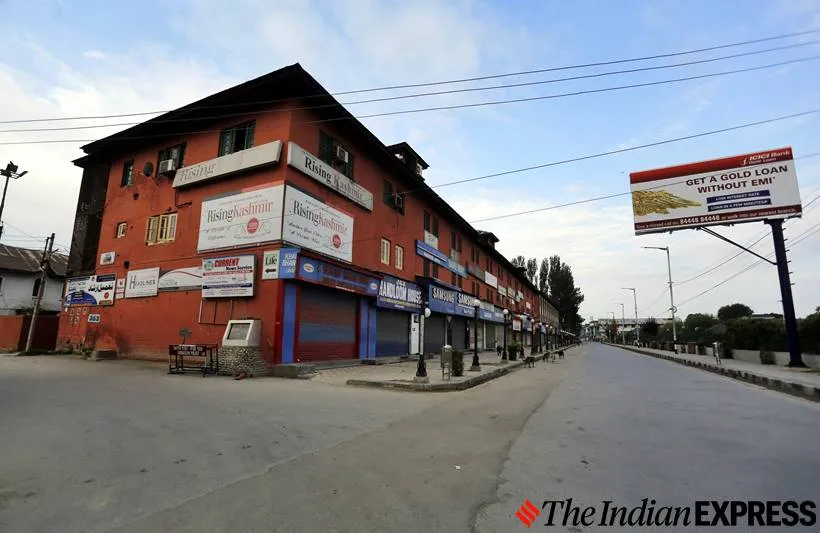 Kashmir lockdown Exclusive Express photos from Kashmir Valley 