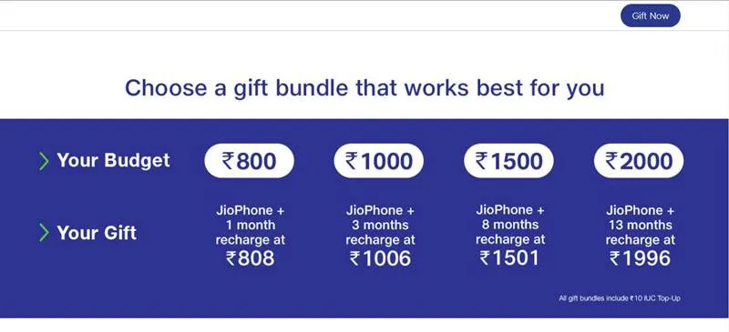 Diwali 2019 JioPhone gift voucher