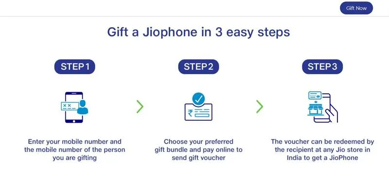 Diwali 2019 JioPhone gift voucher