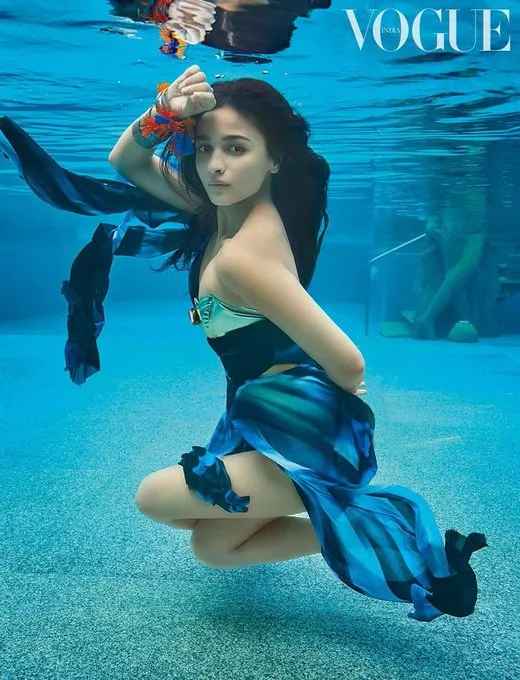 Alia Bhatt underwater photo shoot