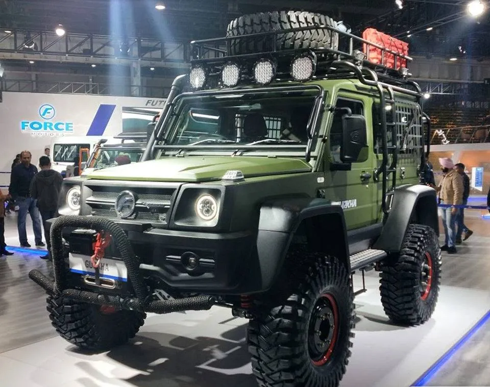 Auto expo motor show 2020 photo gallery of newly launched vehicles, Force Motors Ltd.’s Gurkha