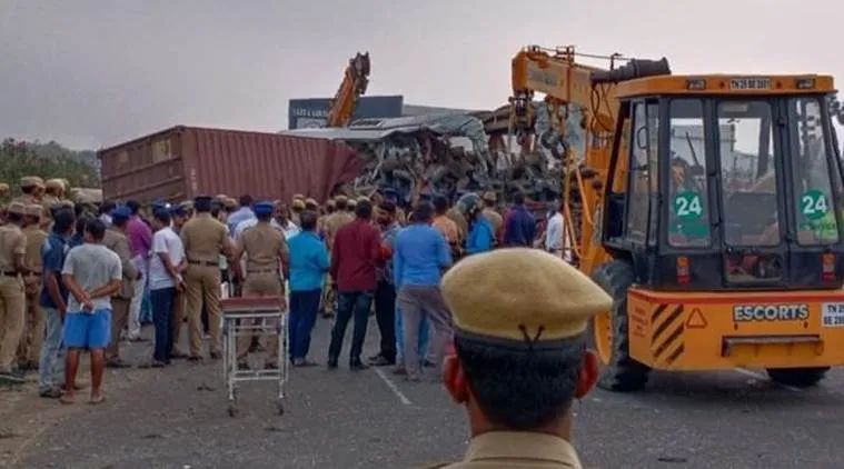 Bus accident Coimbatore