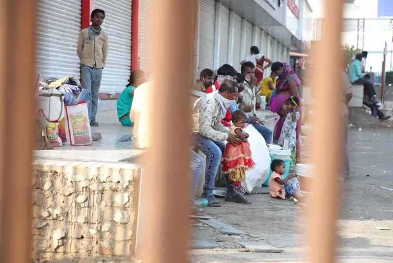 coronavirus lockdown migrant crisis Indian express special photo gallery