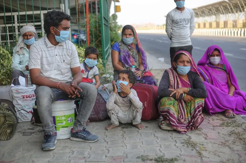 coronavirus lockdown migrant crisis Indian express special photo gallery