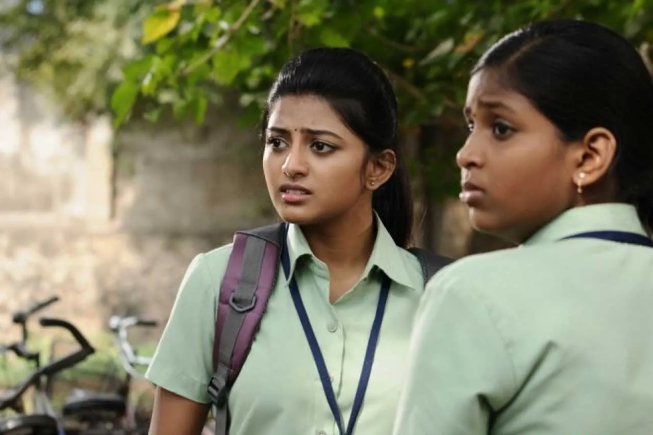 Actress in School Uniform - Anandhi