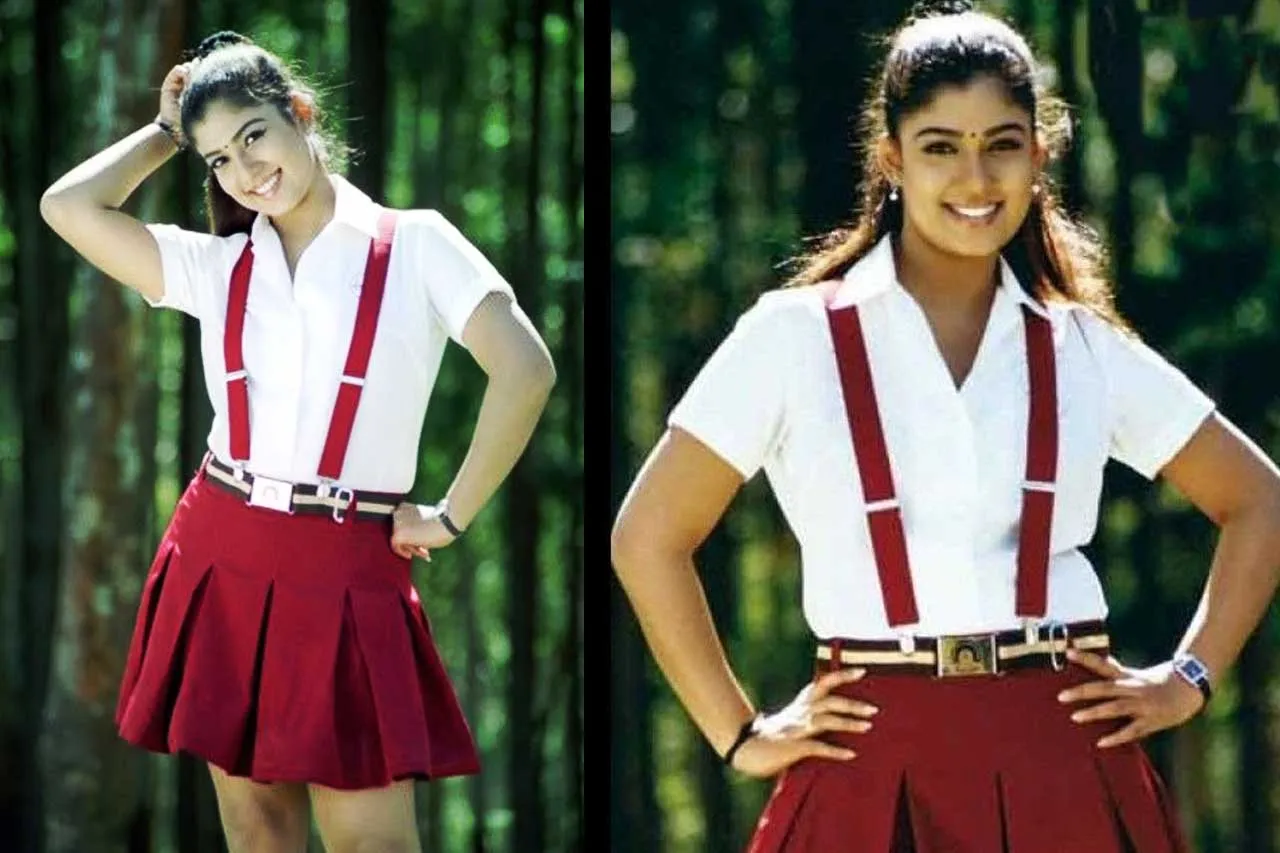 Actress in School Uniform - Nayanthara