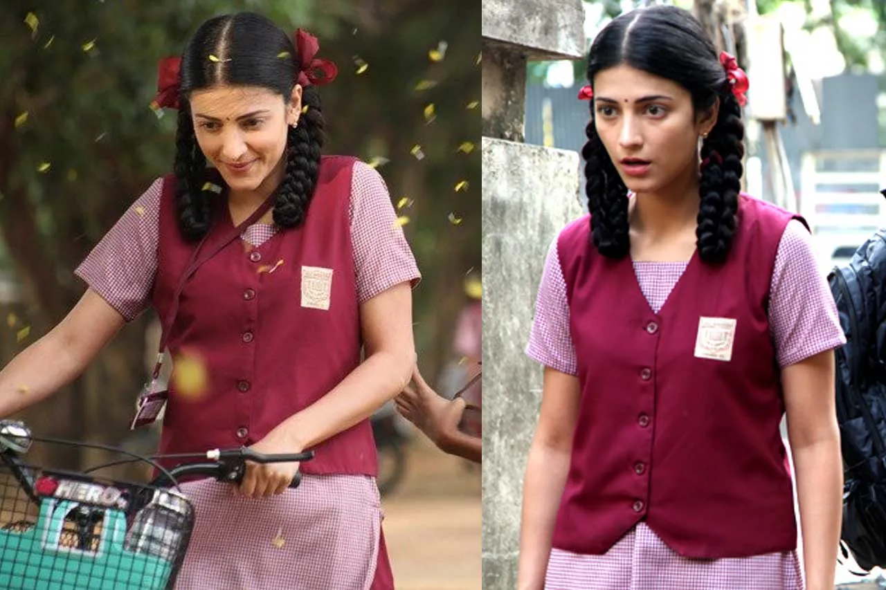 Actress in School Uniform - Shruti Haasan