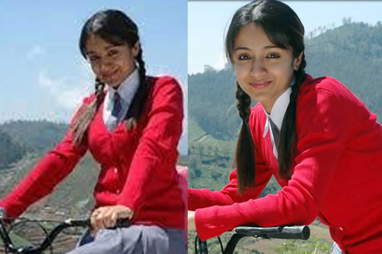 Actress in School Uniform - Trisha