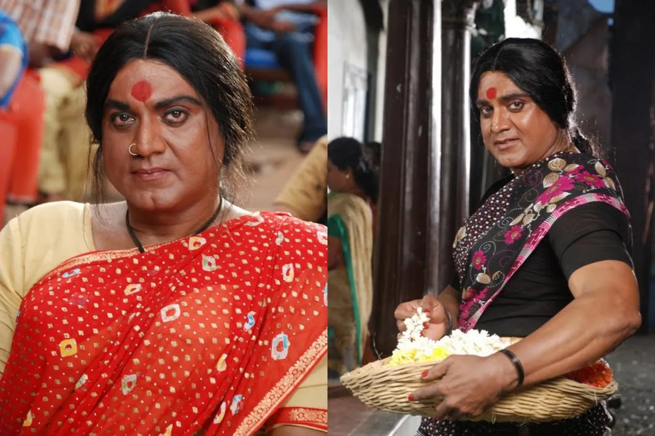 Tamil actors in Lady Getup - Sarathkumar