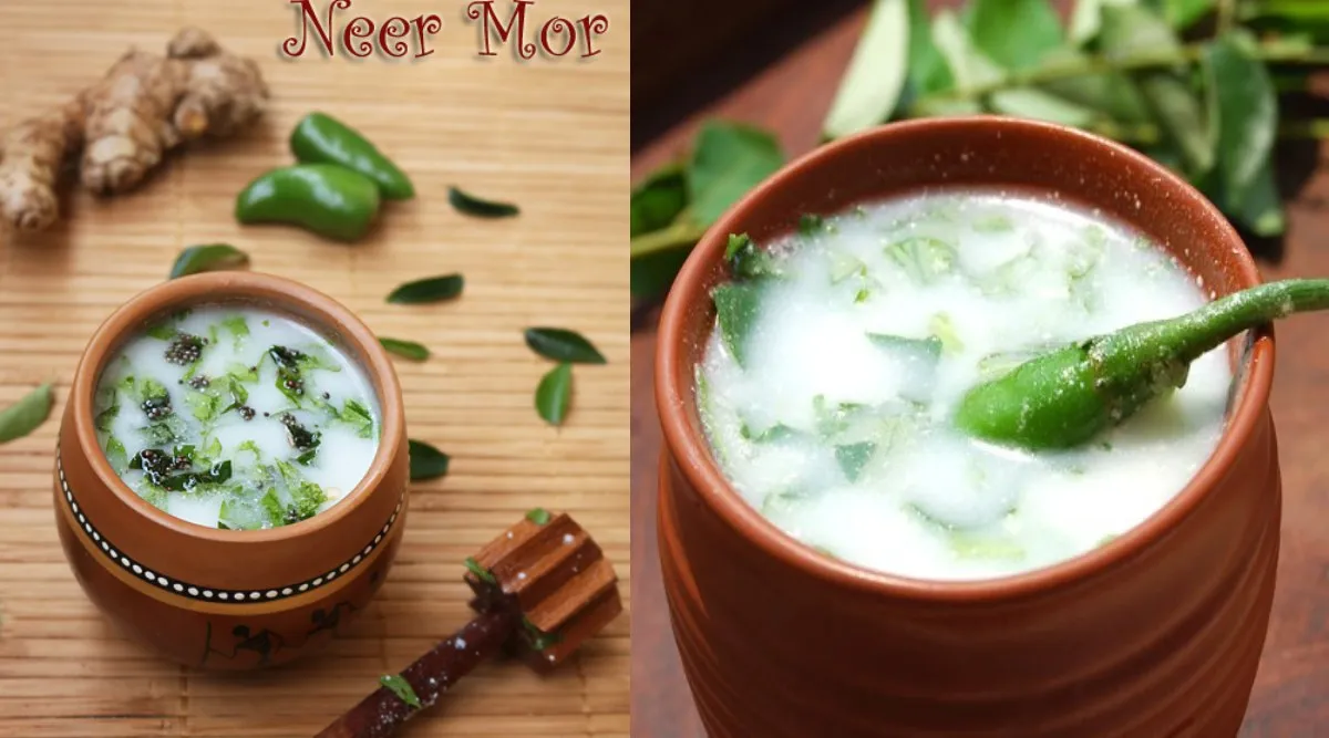 Neer mor Recipe in tamil: how to make Buttermilk Recipe tamil