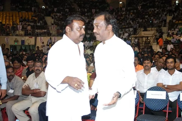 Vijayakanth with Rajinikanth