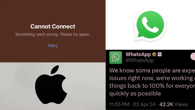 Apple and Whatsapp Servers down