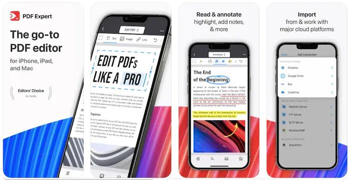 pdf expert app iPhone