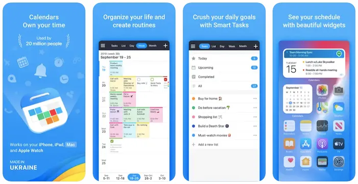 Calendar app iPhone