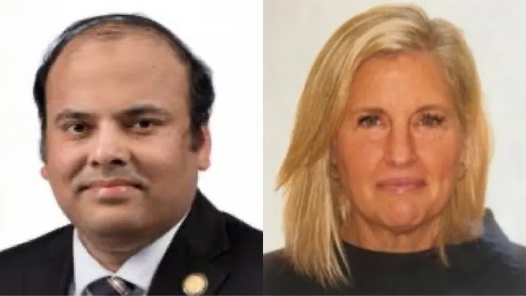 Arijit Raychowdhury (Left) & Cheryl Martin (Right)