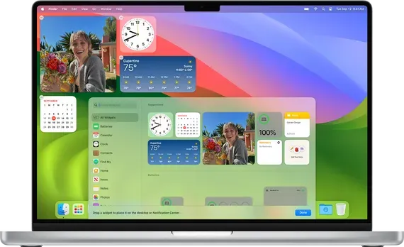 Use widgets on your Mac desktop - Apple Support (IN)