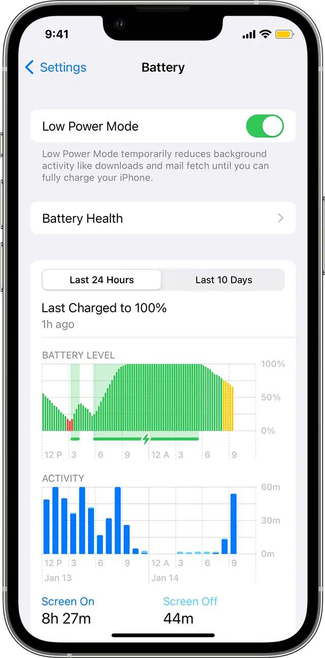 Use Low Power Mode to save battery life on your iPhone or iPad - Apple  Support (IN)