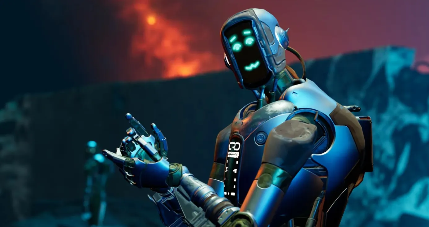 Humanoid robot render