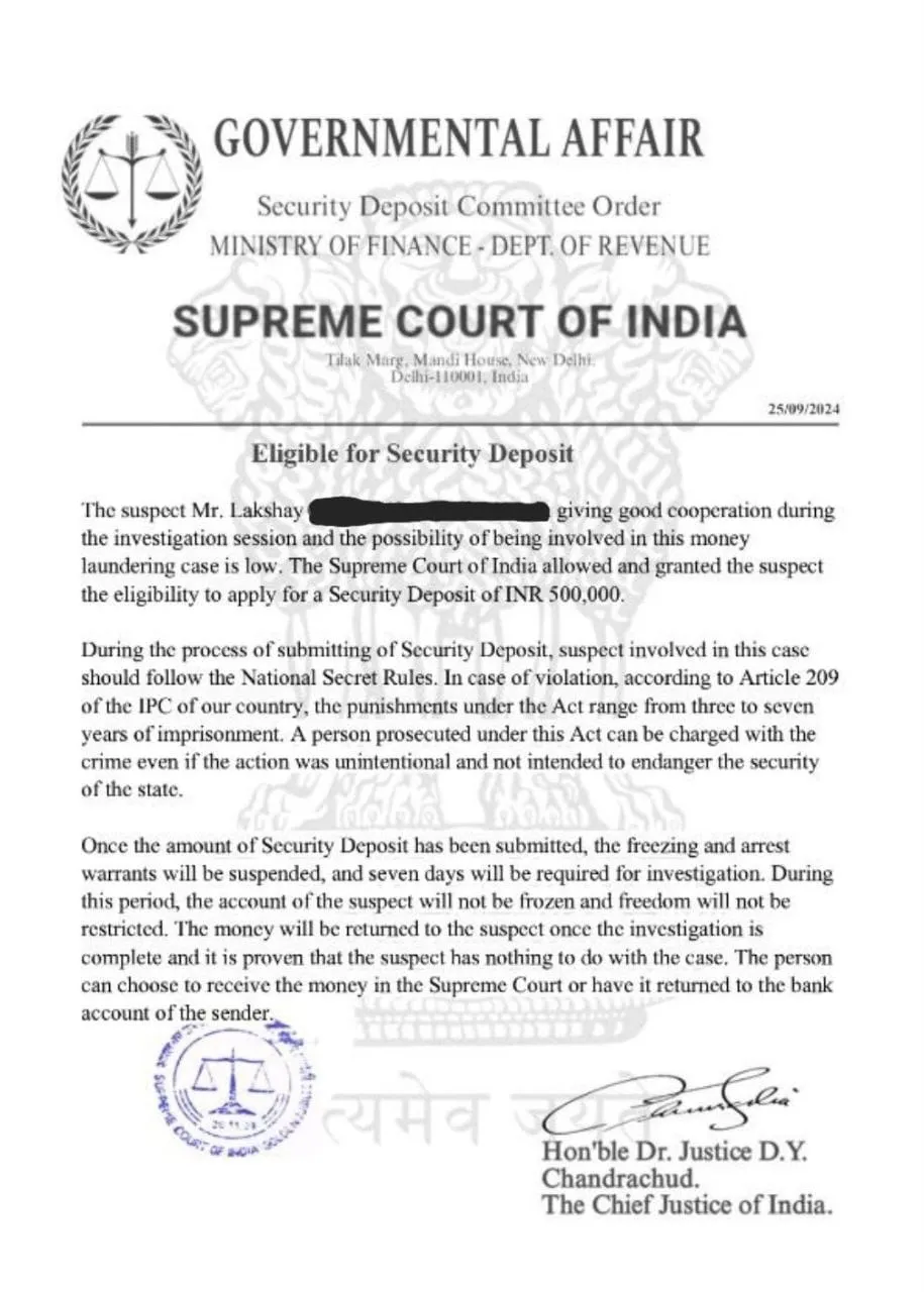 Fake document