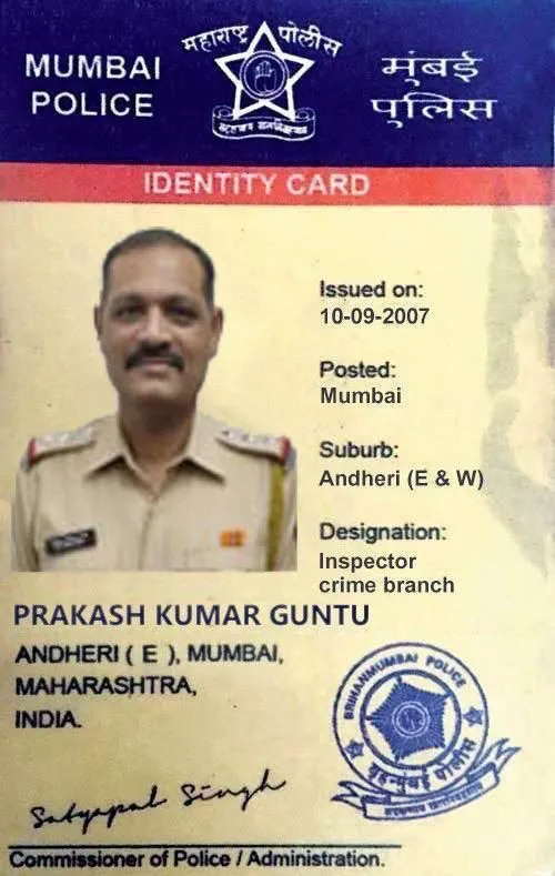 Fake ID card 