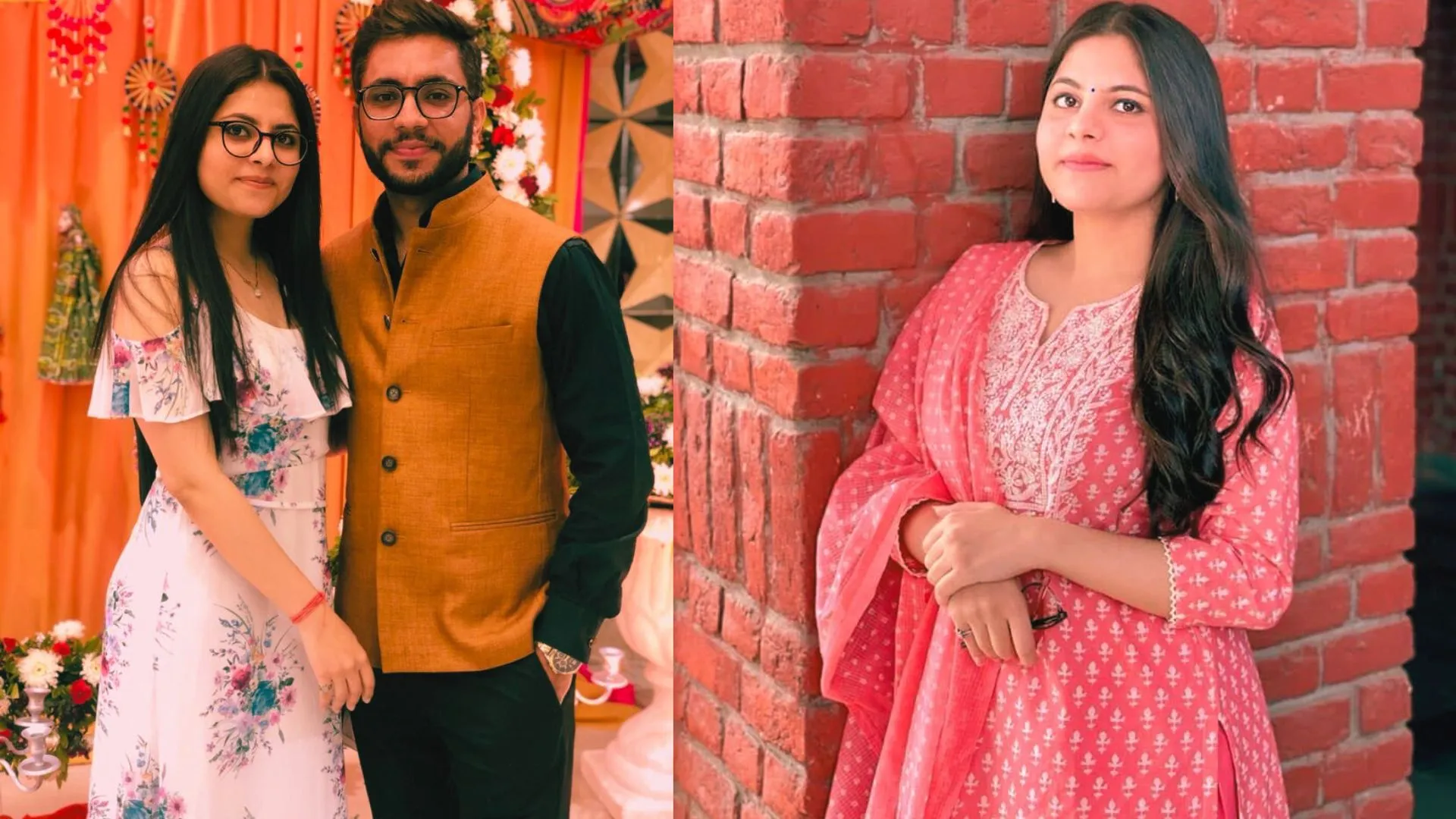Simran Chhabra with her brother Sourabh Chhabra