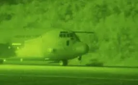 aircraft using Night Vision Goggles