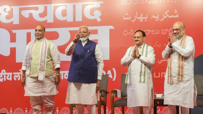 BJP missed 272-seat mark by 6 lakh votes: Survey
