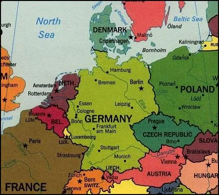 Denmark to Germany