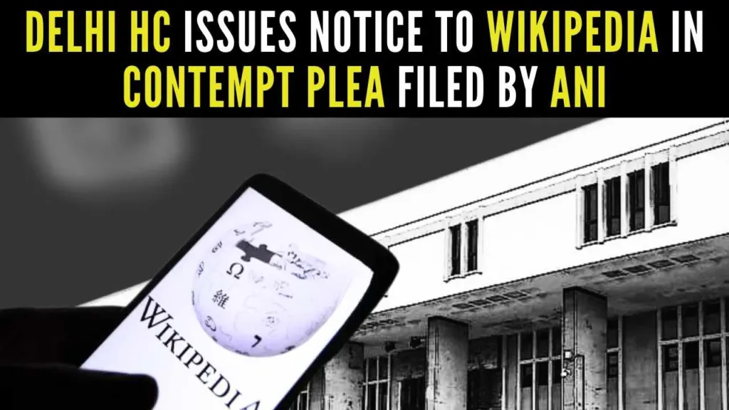 Contempt of Court notice