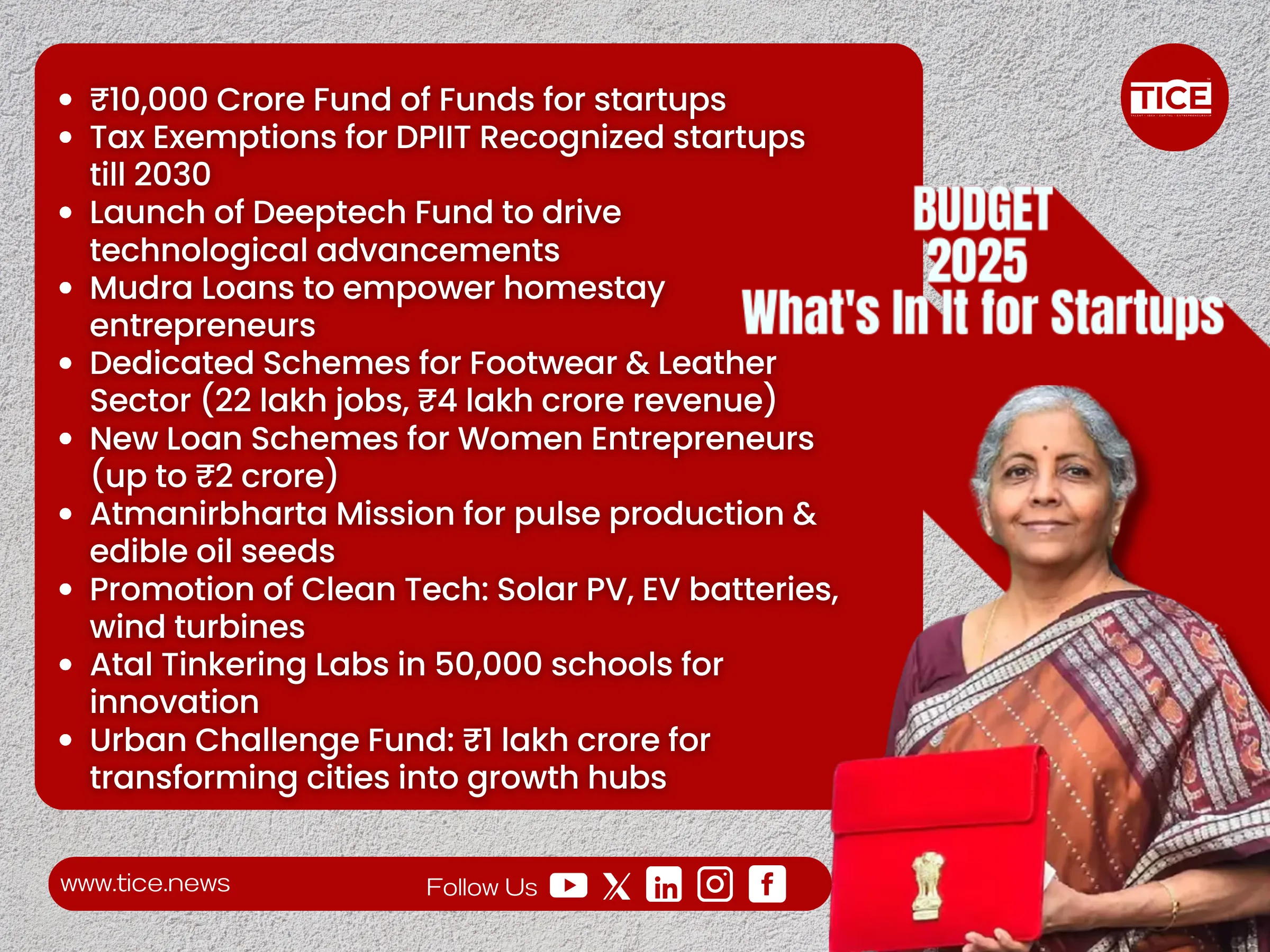 What's for the Startup in the Budget 