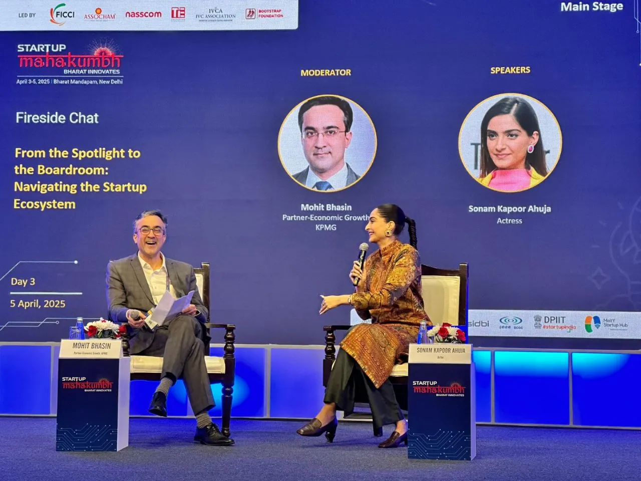 Sonam Kapoor at Startup Mahakumbh