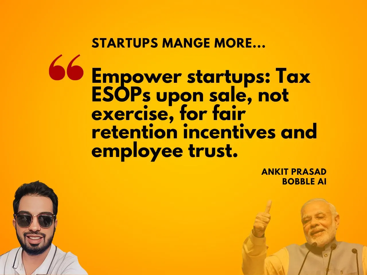 Ankit Prasad On ESOP