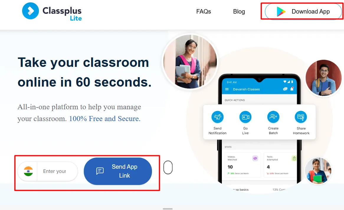 Classplus Lite App Download for PC