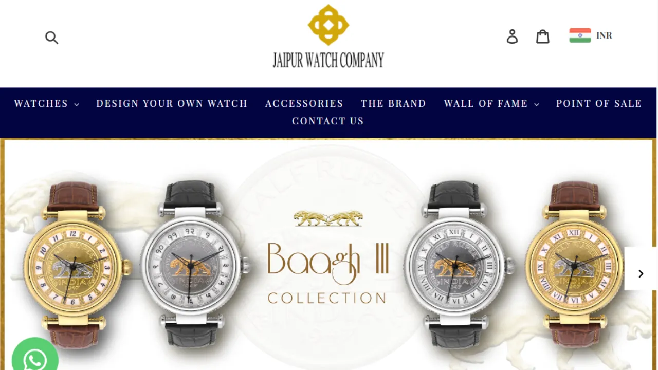 Jaipur Watch Company - Luxury Wristwatches Startup