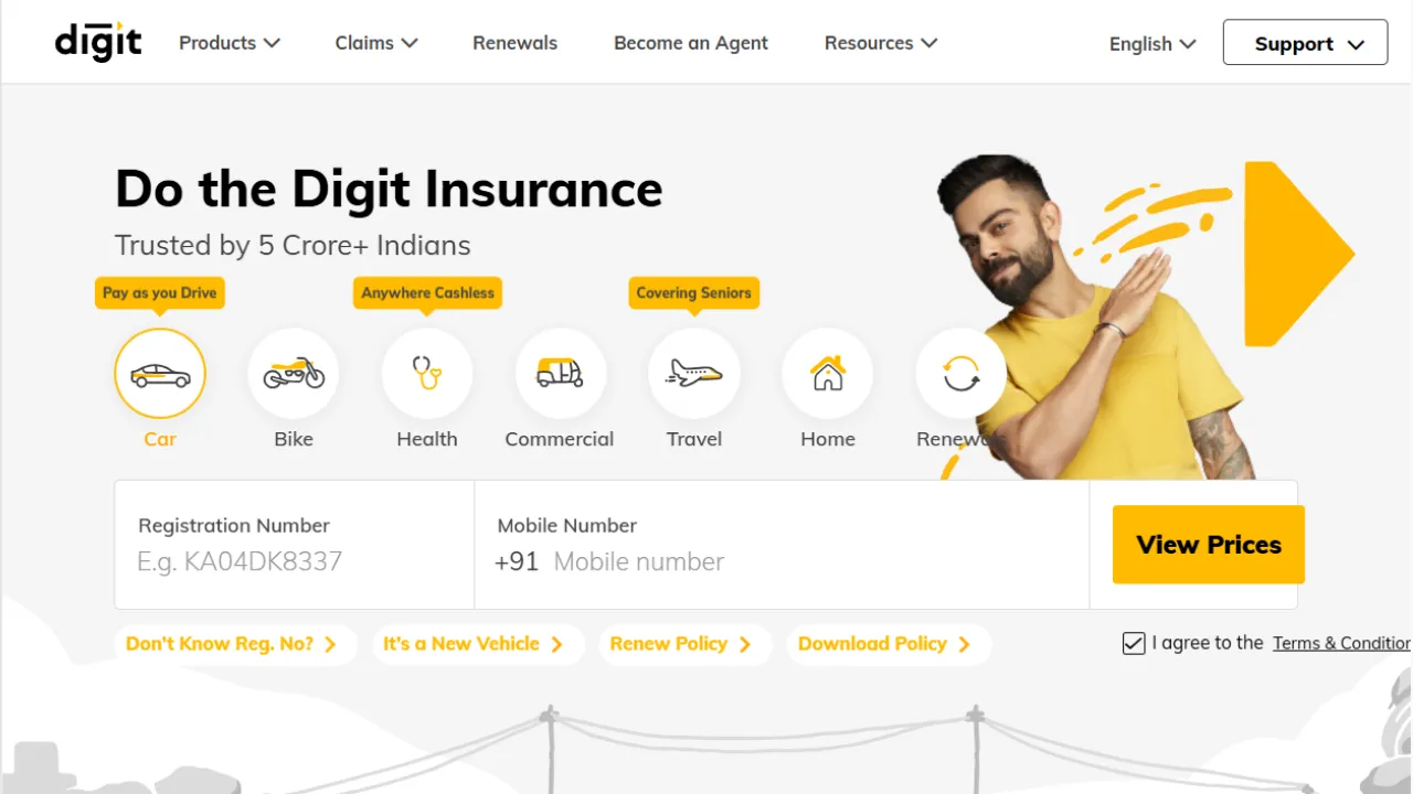 Digit Insurance - Online Insurance Company in India