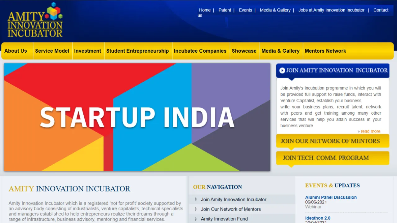 Amity Innovation Incubator